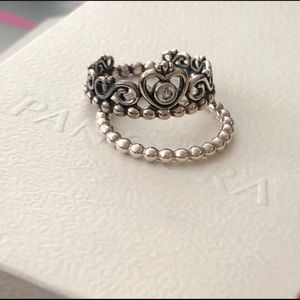 Pandora stacking ring set